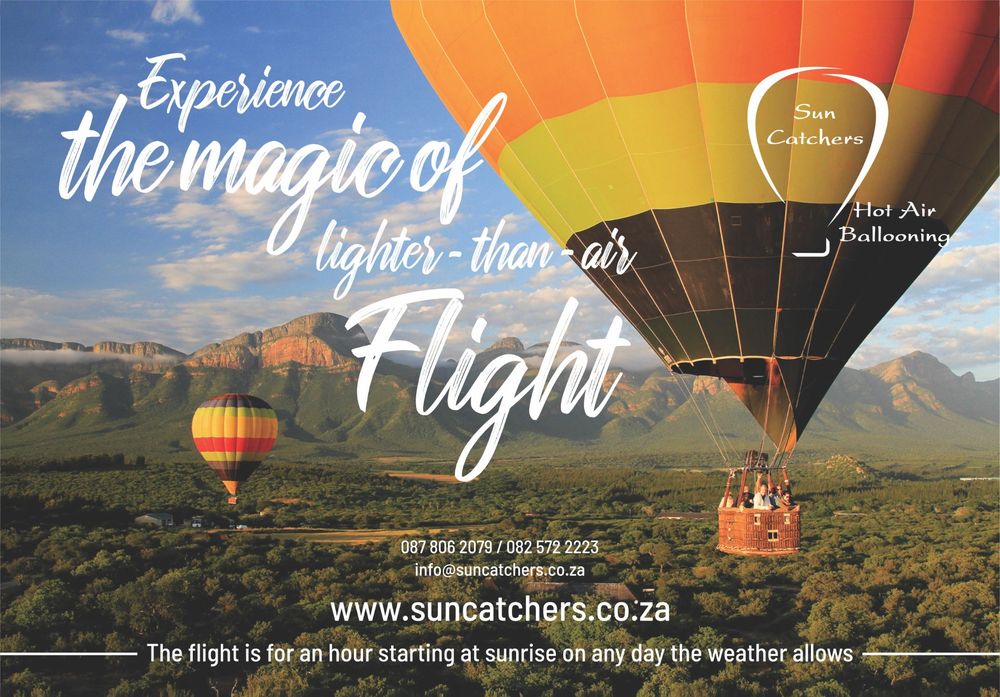 Enjoy Hoedspruit from a different perspective with Suncatchers Hot Air Ballooning