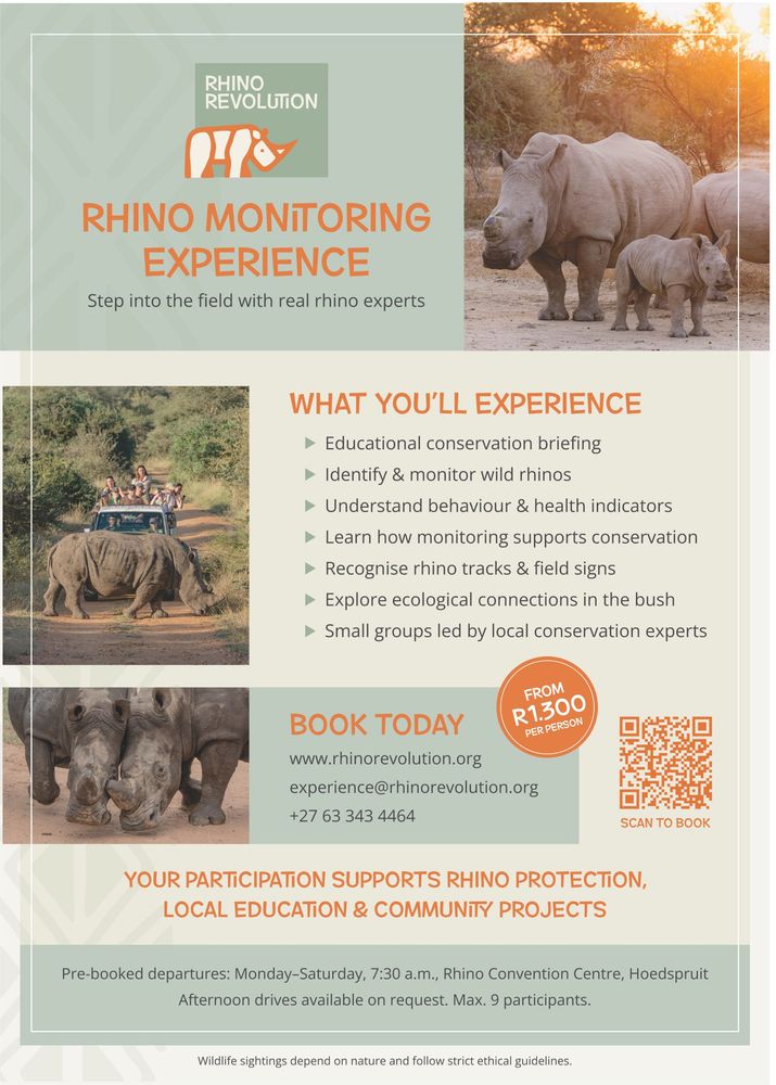 Rhino Revolution rhino monitoring experience
