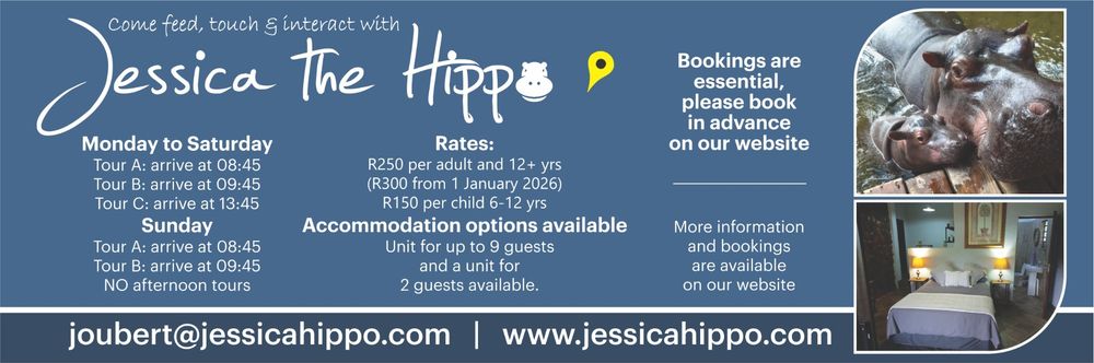 Meet the world famous Jessica the Hippo!