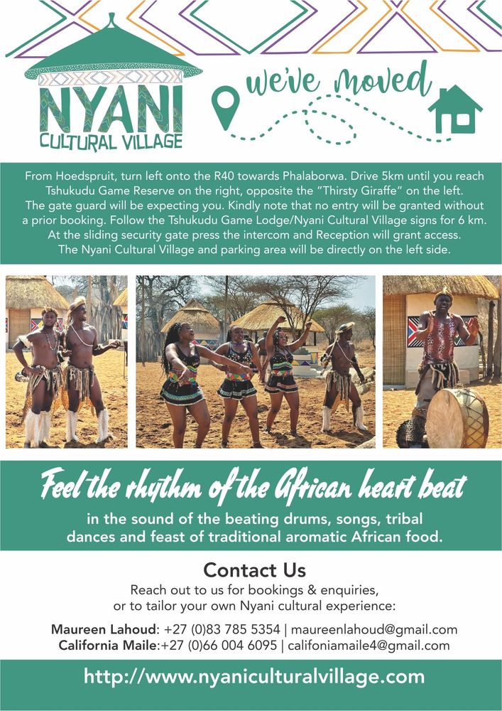 Nyani Cultural Village - Experience the rhythm of the African Heart beat