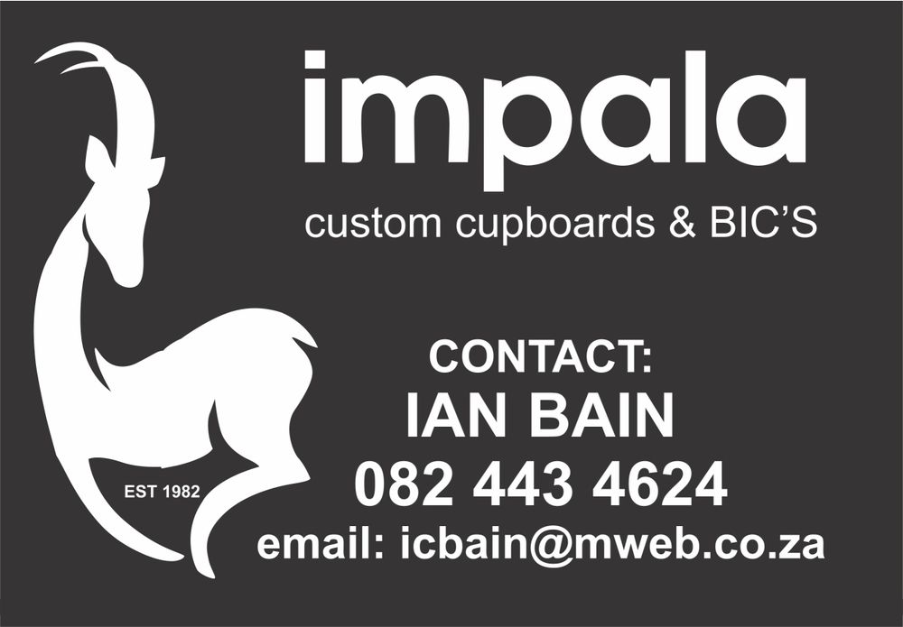 Custom cupboards made to perfection by Impala Custom Cupboards and BIC's