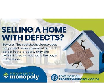 What the law says about selling a house with defects in South Africa