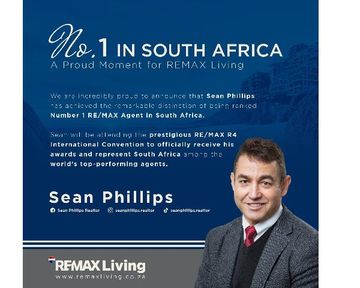Sean Phillips Crowned the Number 1 RE/MAX Agent in South Africa for 2025